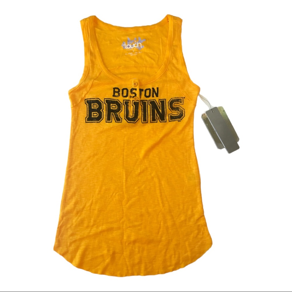 Bruins Pro Shop tank top black and gold BRU Boston Bruins NHL